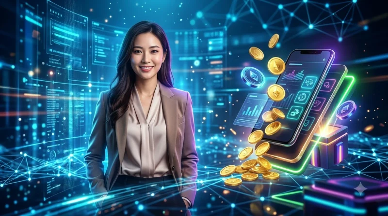 Cân đo giá trị ưu đãi i9bet với bàn cân và biểu tượng mục tiêu